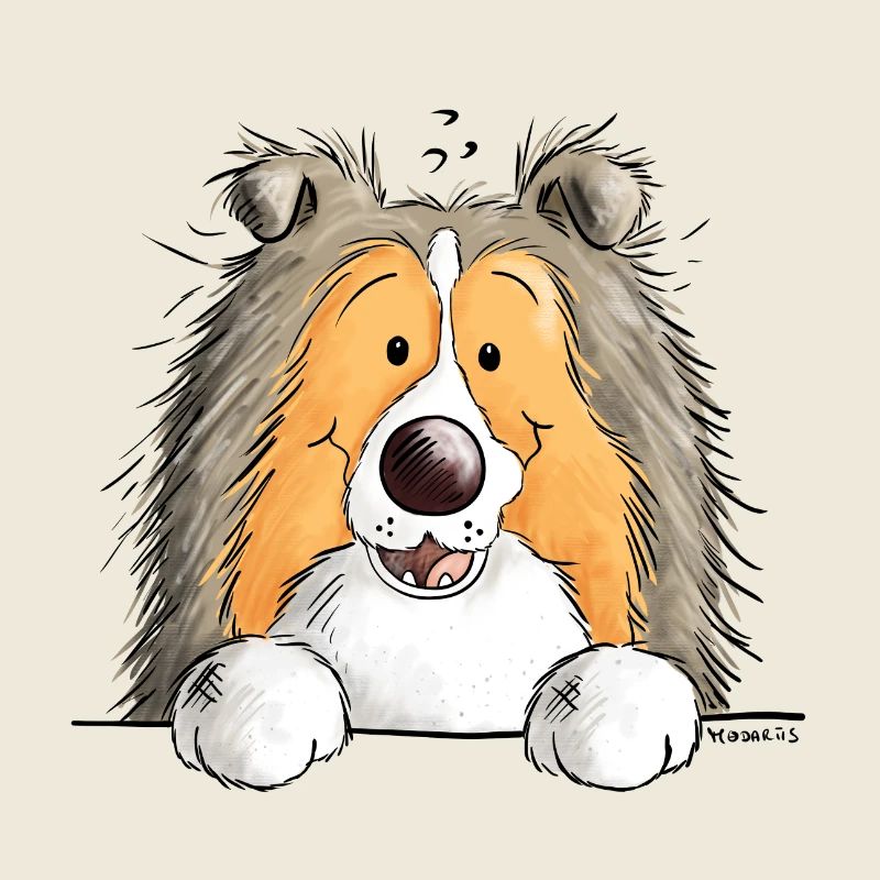 Süßer Shetland Sheepdog