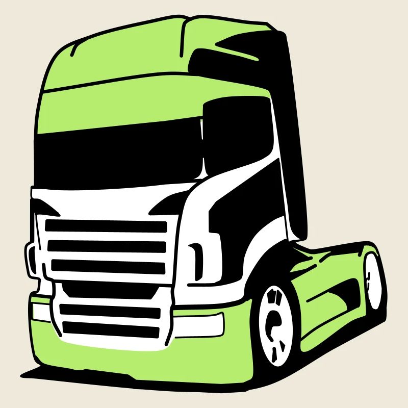 Striking V8 truck