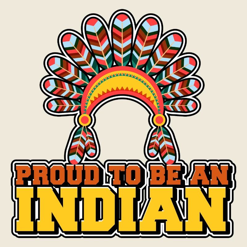 Stolz, ein Indianer zu sein