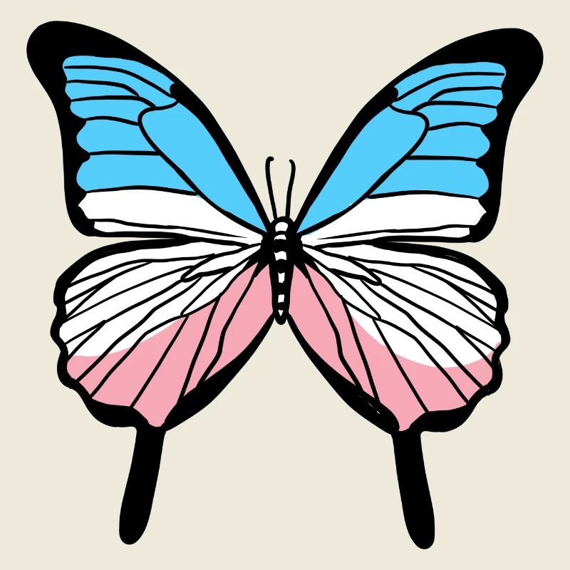 Trans Pride Schmetterling Transgender Pride