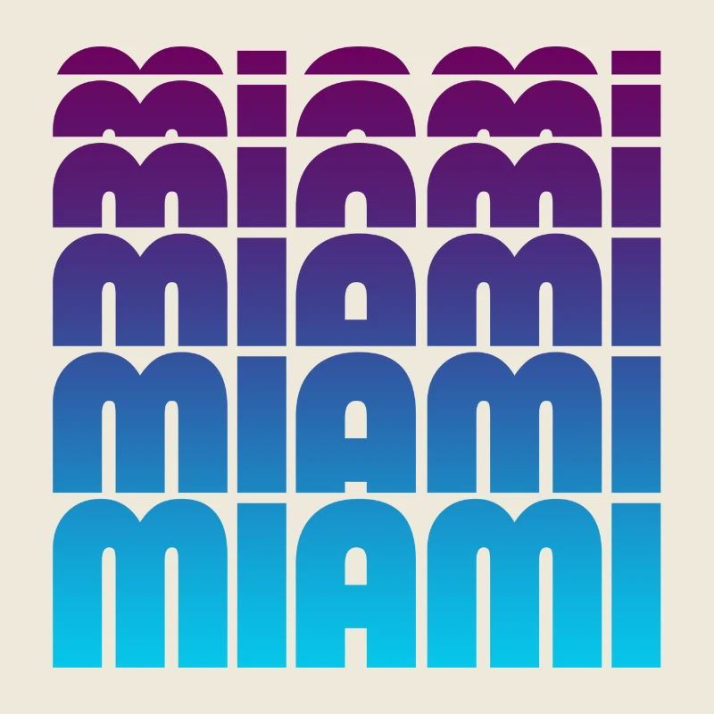 Gradient de grille de Miami