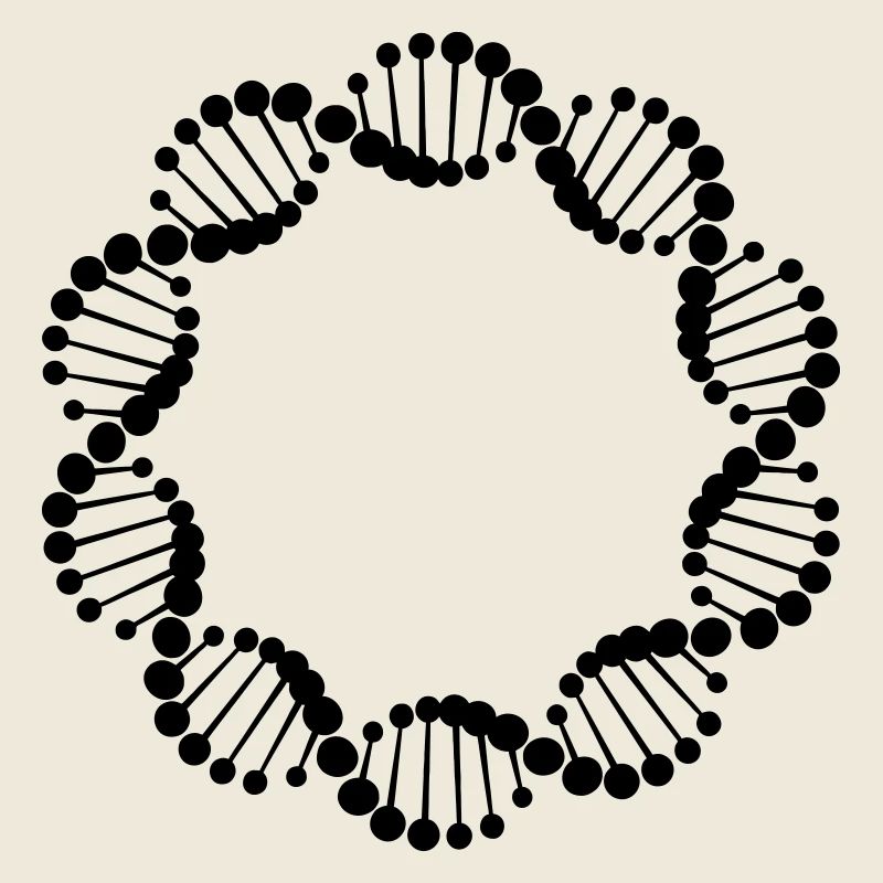 DNA-Strang im Kreis