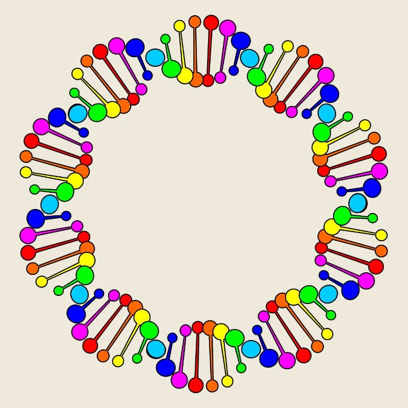 DNA Regenbogen-DNA