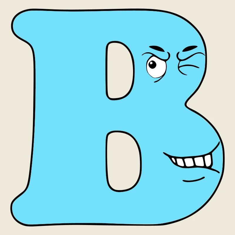 B