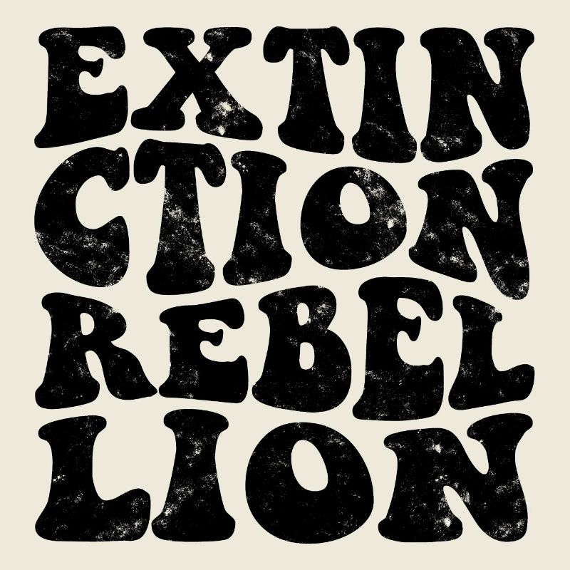 Extinction Rebellion Retro noir