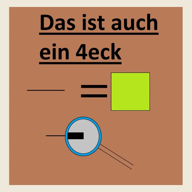 Geometrisches Rätsel Quadrat