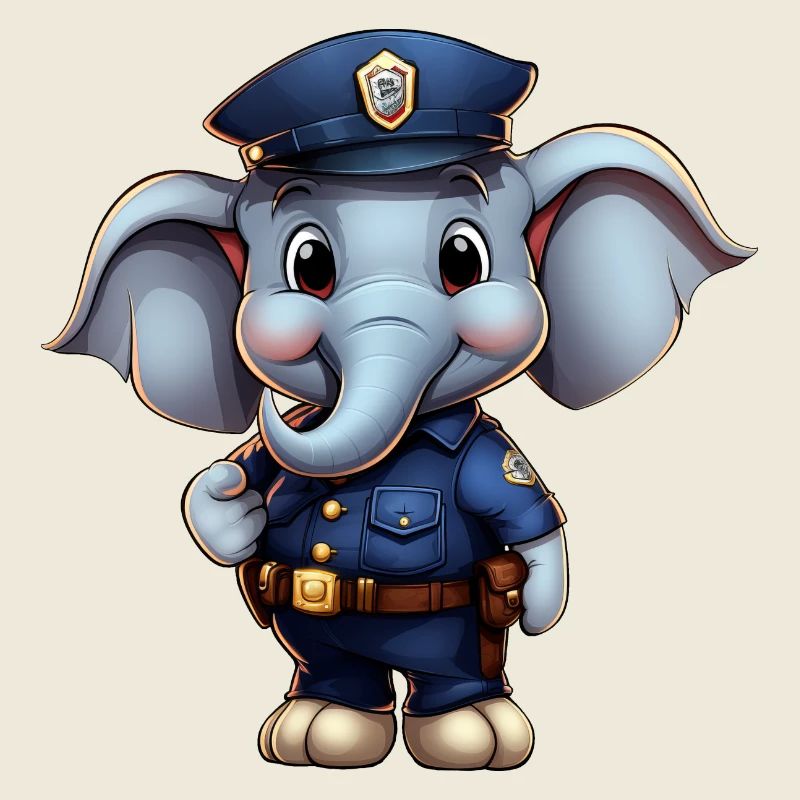 Elephant Policewoman