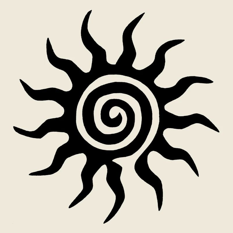 Spirale Schwarze Sonne