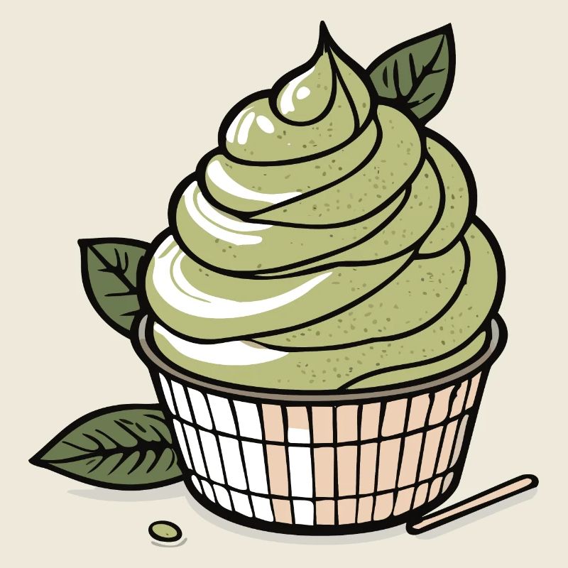 Crème glacée au matcha