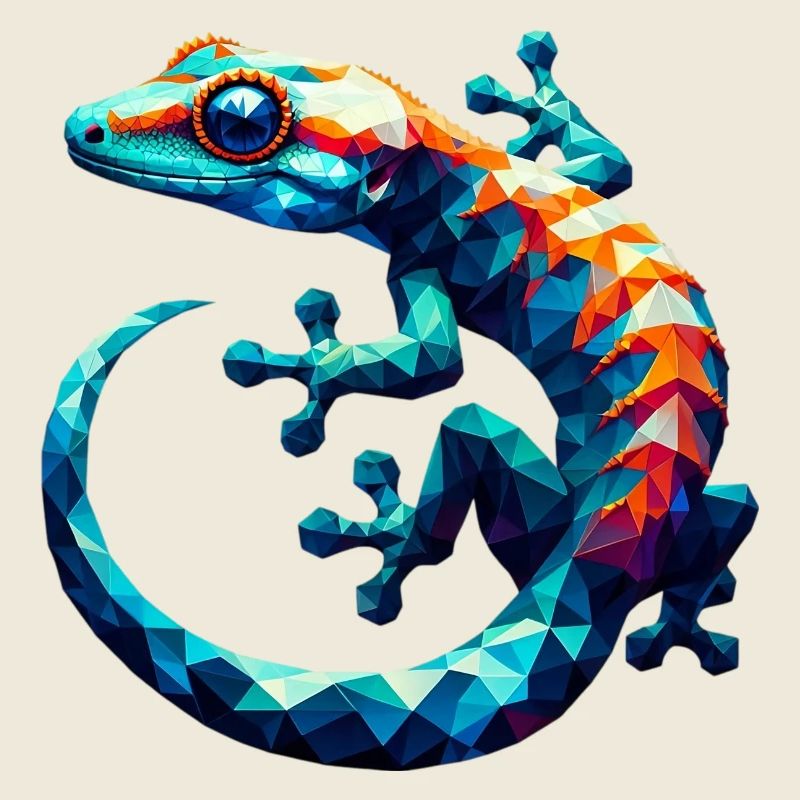Gecko polygonal