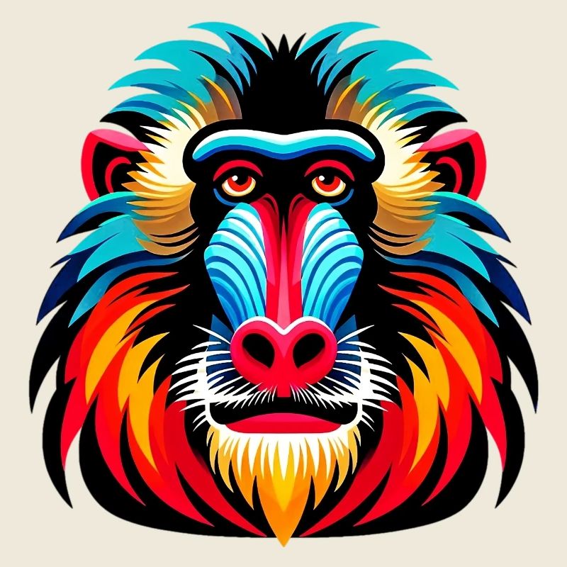 Mandrill-Affe