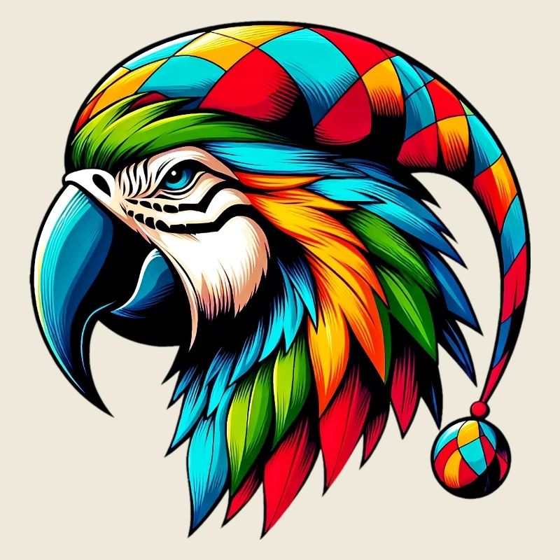 Perroquet arlequin
