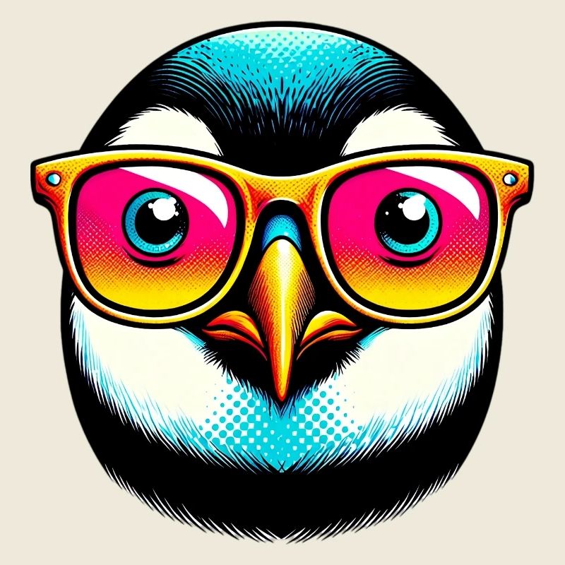 Pinguin mit Sonnenbrille