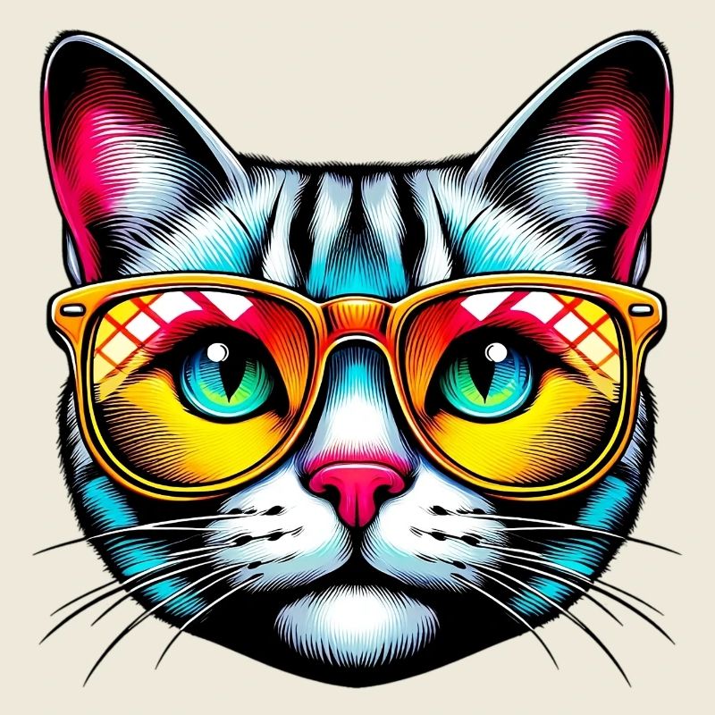Kater mit Sonnenbrille