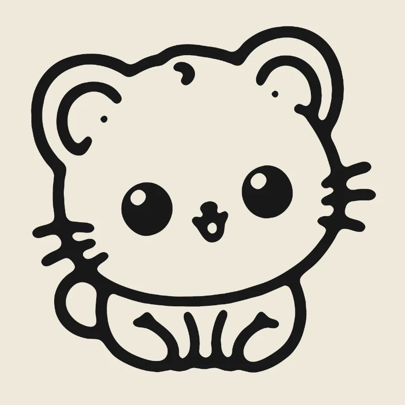 Kuschelpanda Kontur