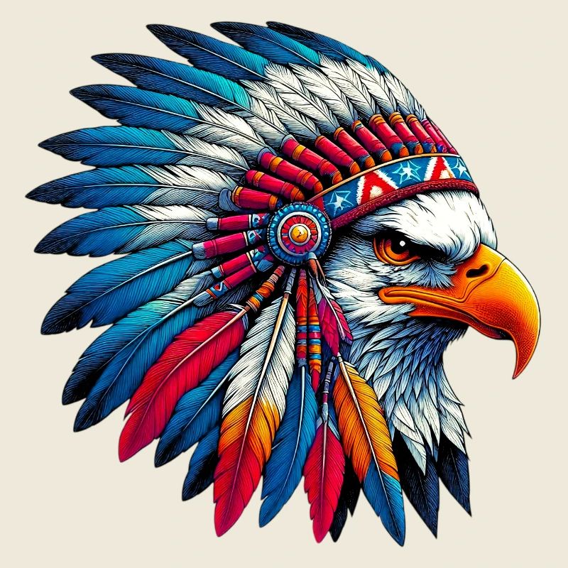 American Indian Eagle American Red Skins