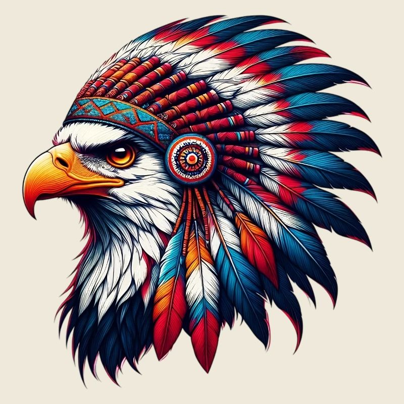 American Indian Eagle American Red Skins