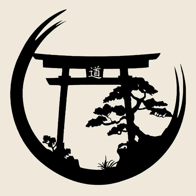 Japanese atmosphere (black)