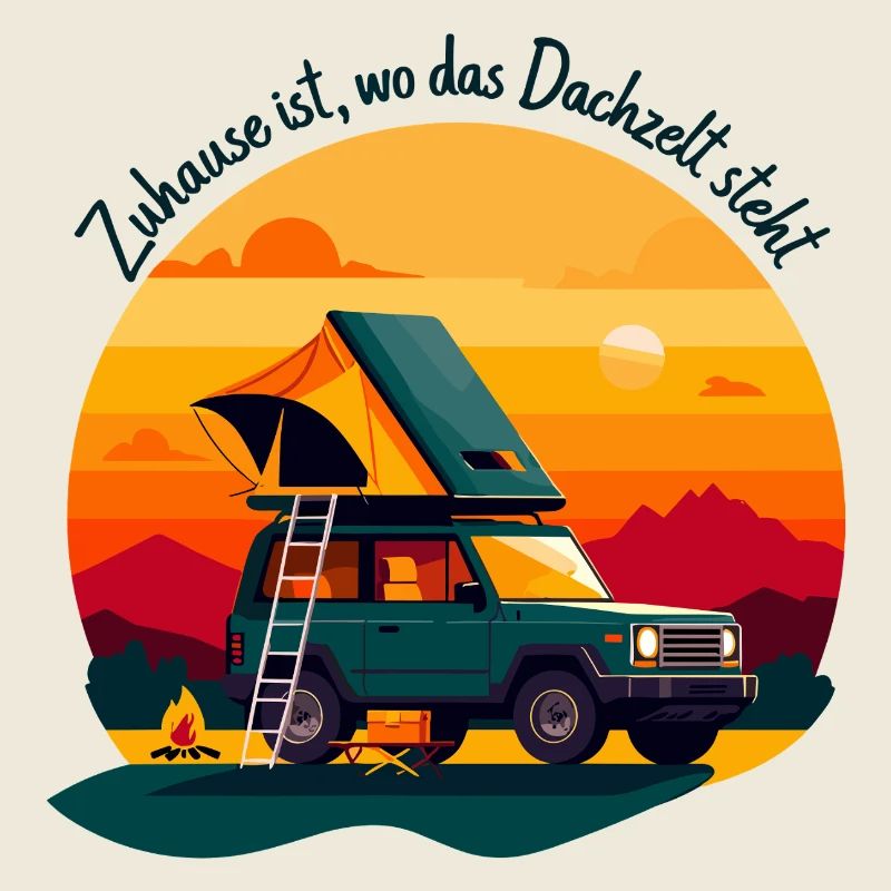 Zuhause unterm Dachzelt