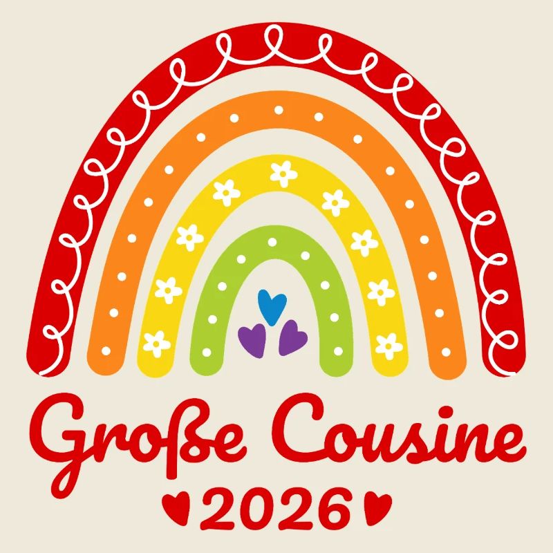 Große Cousine 2026 Regenbogen