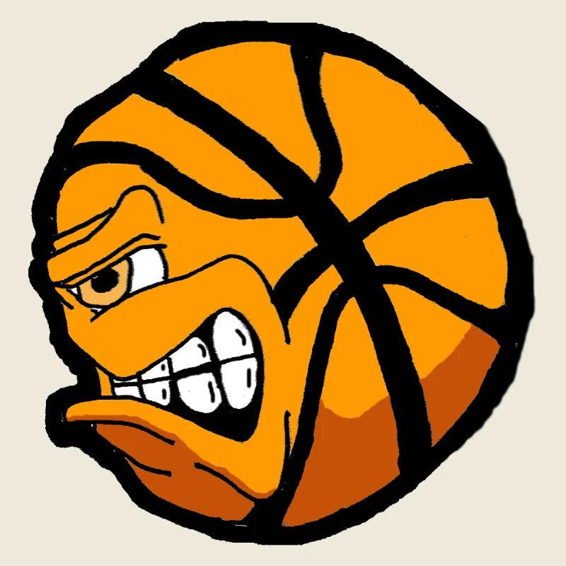 Basket-ball tortue dessin animé conception