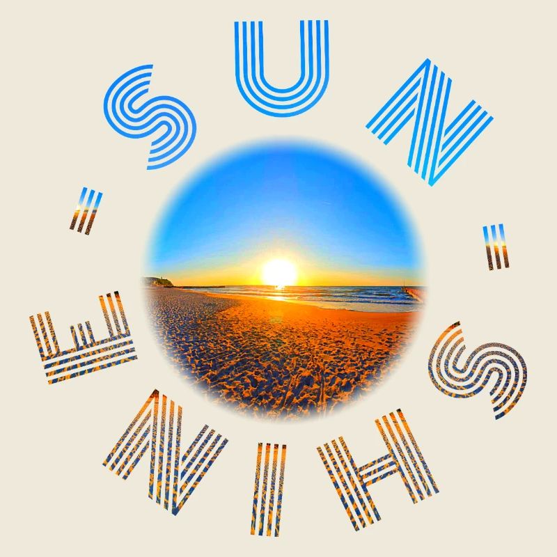 Sonnenuntergang am Strand Design