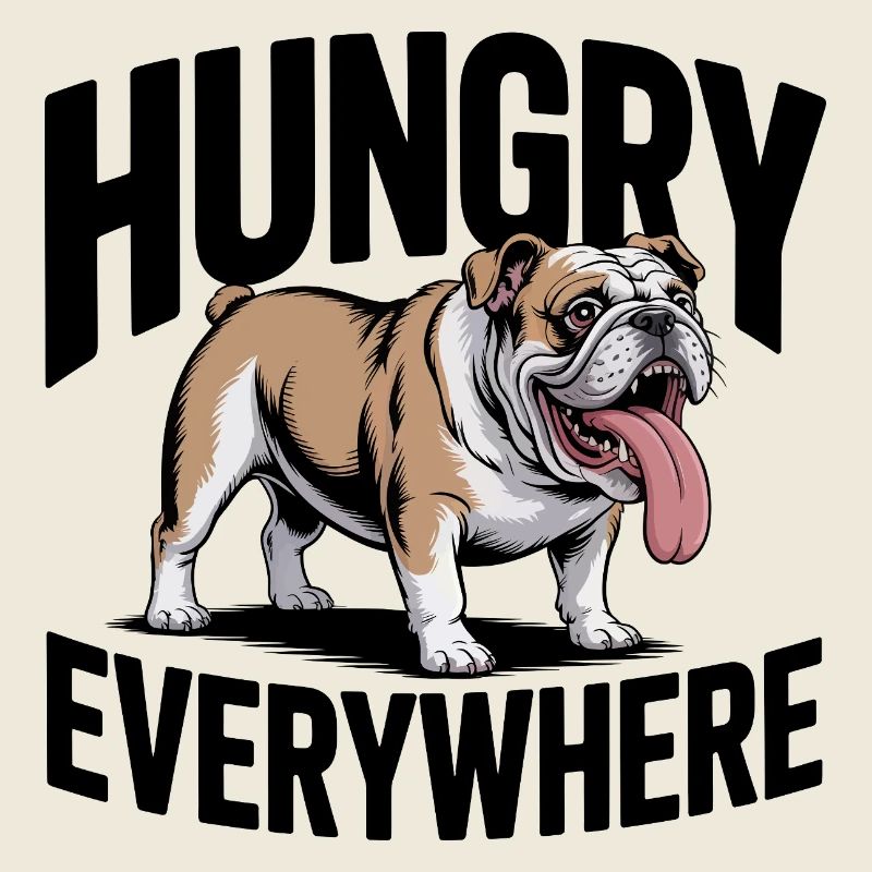 Hungry Everywhere Bulldog