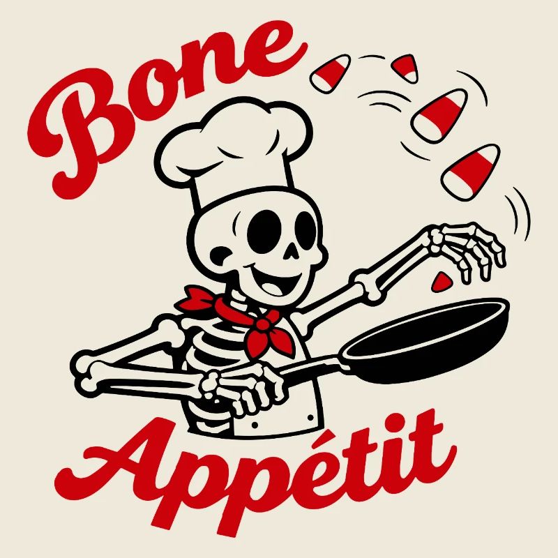 Conception de t-shirt Skull Chef