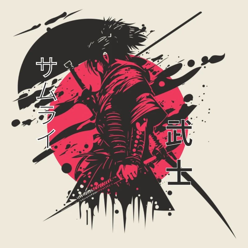 Éléphant Samouraï Imprimé Néon