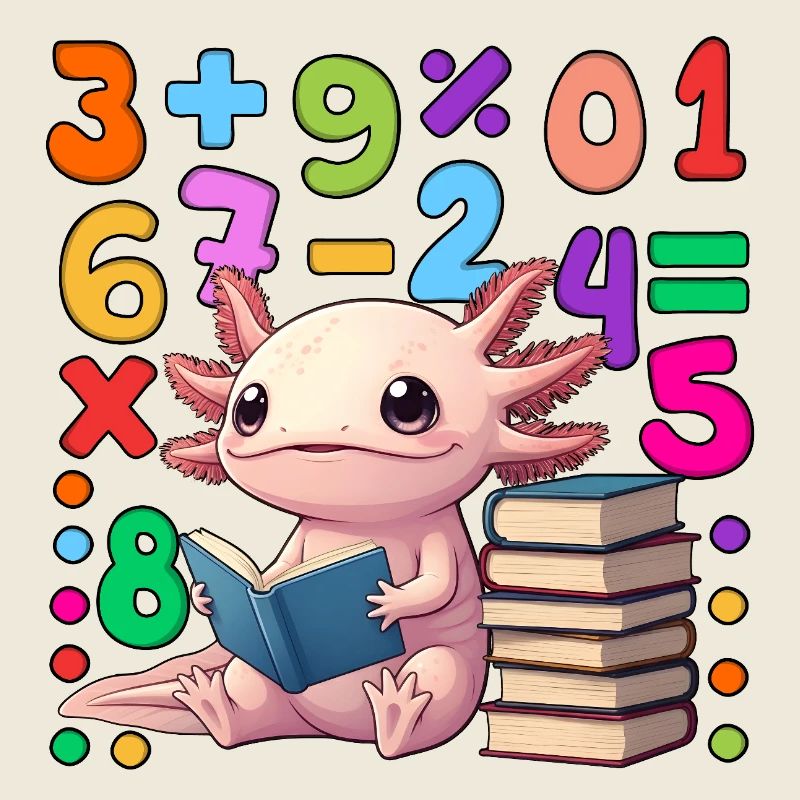 Number Day Colorful Math Dragon Reading