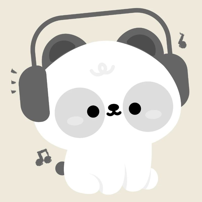 Panda Kopfhörer