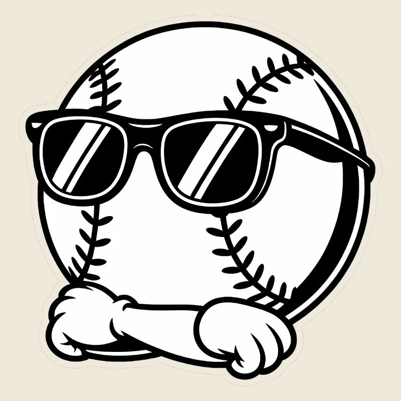 Cool Baseball - Sport-Logo