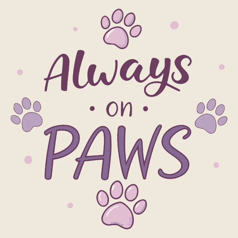 Always on the Purple Paws