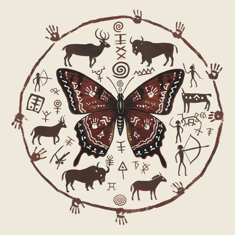 Rune Circle Butterfly