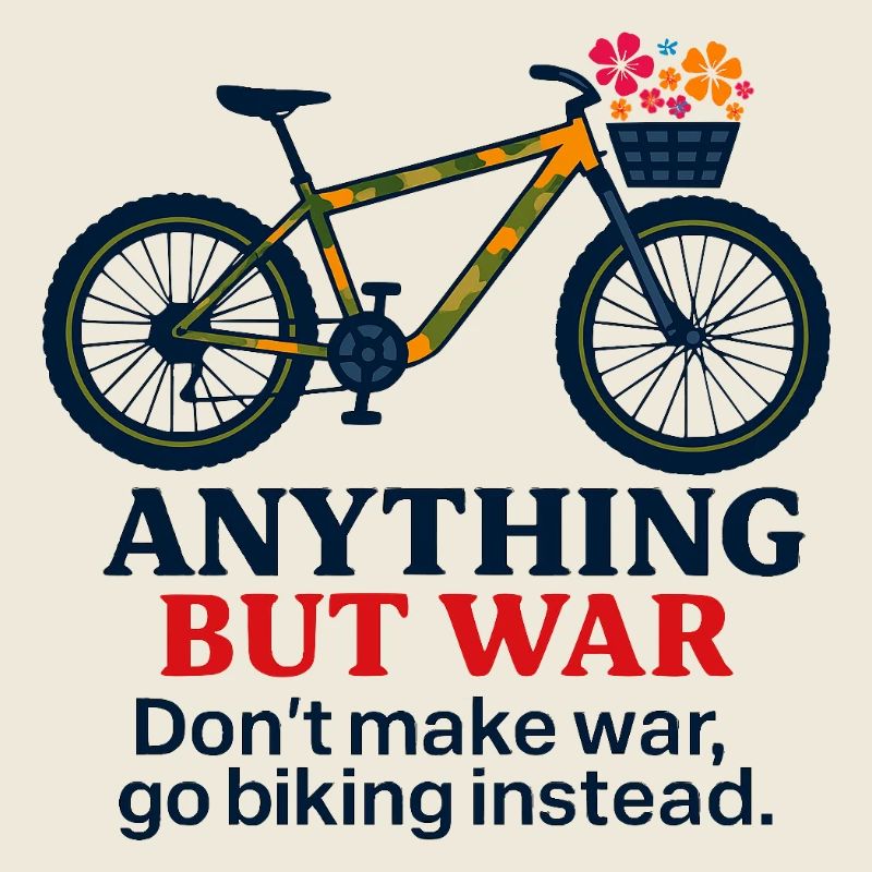 Anything But War - Go Biking Instead