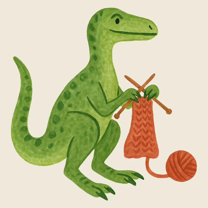 Dino Knits Artisanat douillet