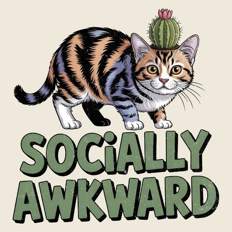 Katzencactus Sozial unbeholfen