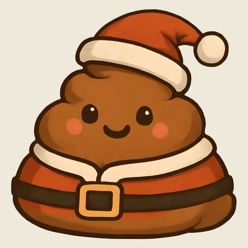 Caca Noël Santa Charmant