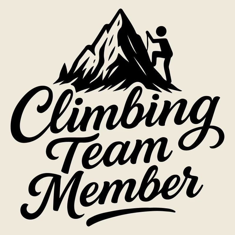 Klettern Berge Team