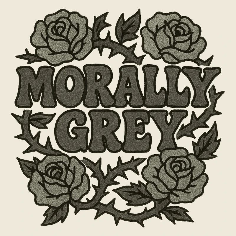 Morally Grey Roses Grunge