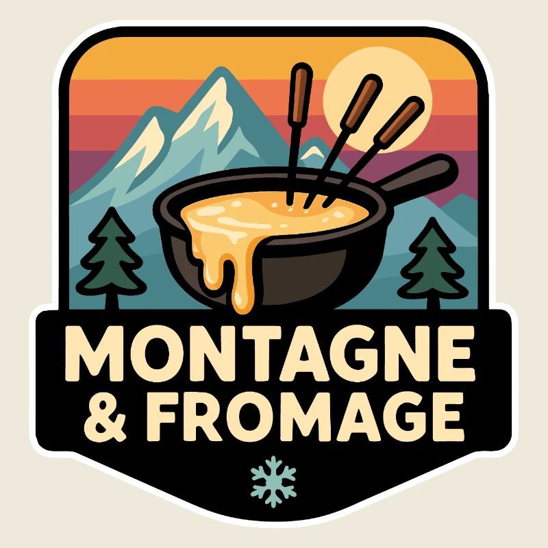 Montagne et Fromage Fondue Savoyarde Alpine