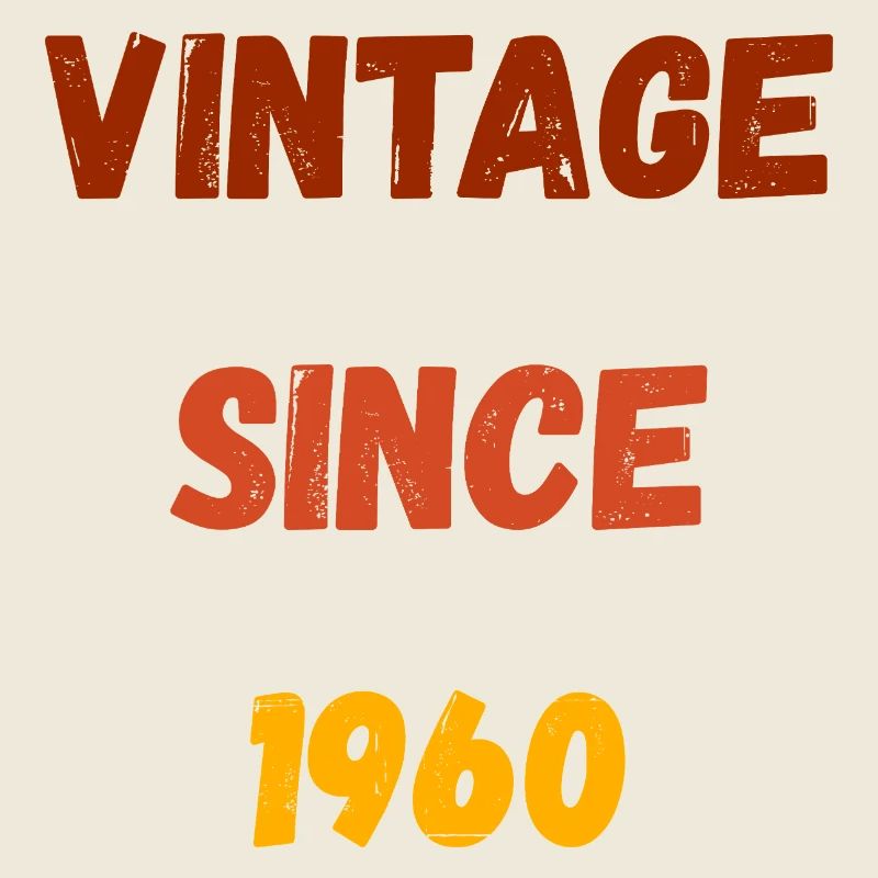 Geburtstag 1960 - Millésime depuis 1960