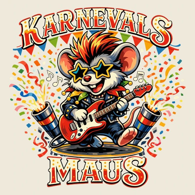 Jupe de souris de carnaval de Cologne Alaaf Drôle