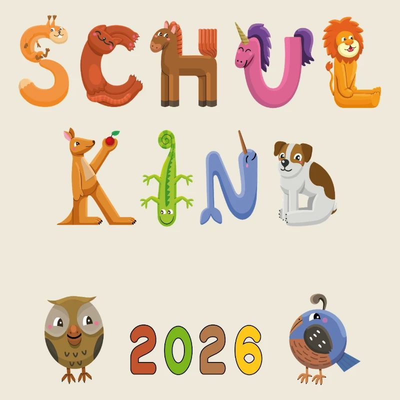 Schule 2026  Bunte Buchstabenwelt