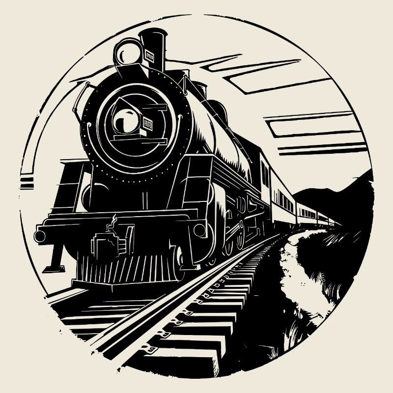 Eisenbahn Zeichnung
