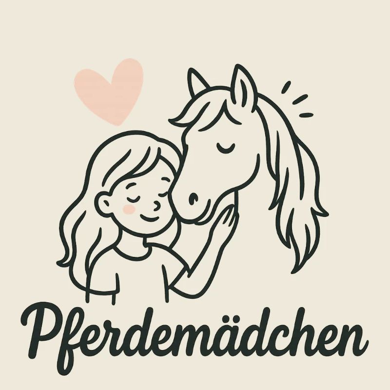 Fille Cheval Cœur Cheval
