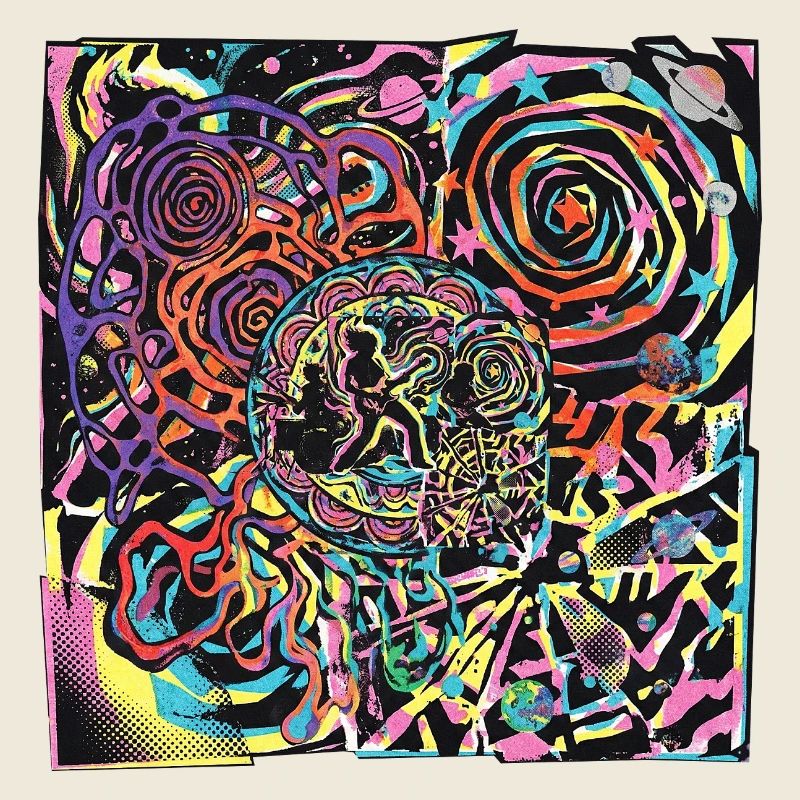 Psychedelic Rock Party Moon