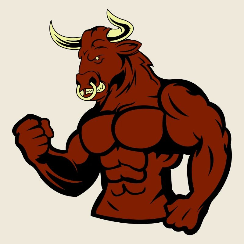 Taureau musclé Taureau