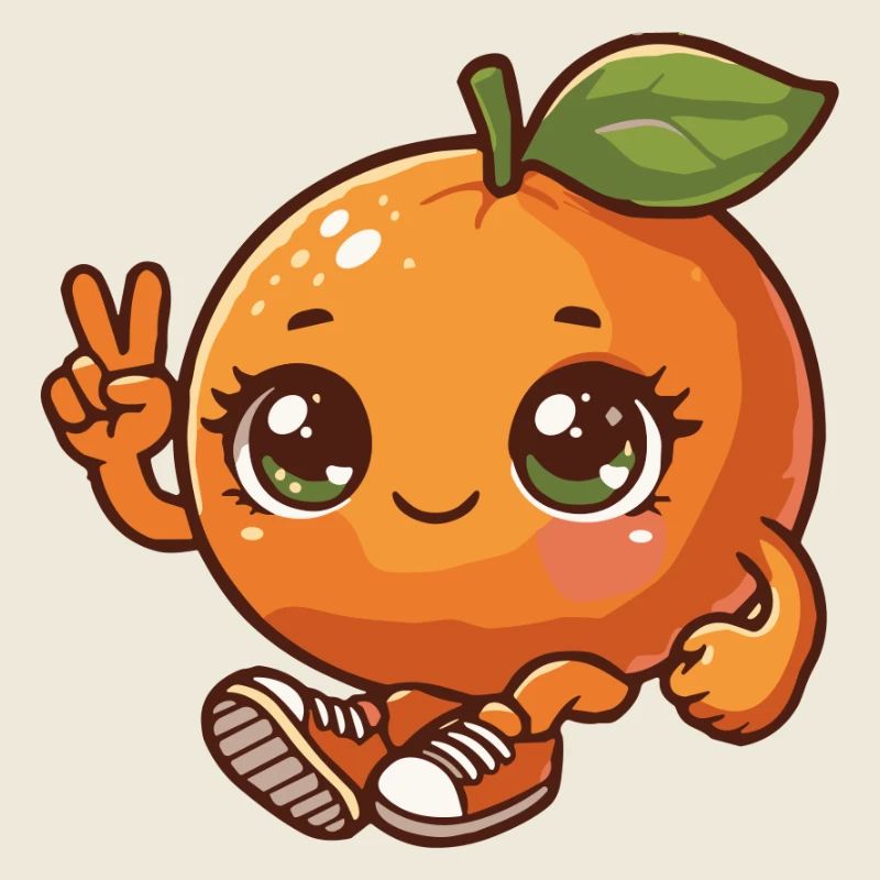 Peace Summer Fruit Orange Orange Tangerine