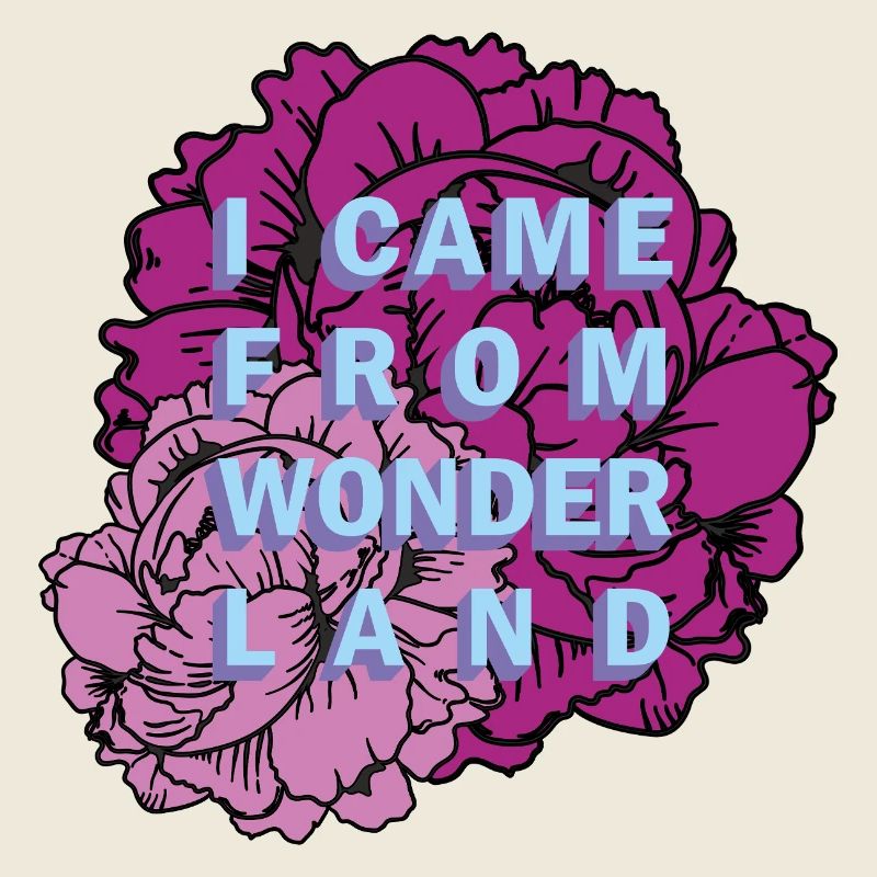 Wunderland Blumen Motiv